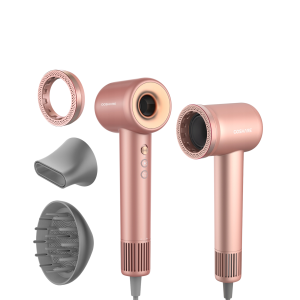 COSHARE HD10E SuperFlow1 PRO suszarka do włosów 1600W + ION | Różowe Złoto - image 2