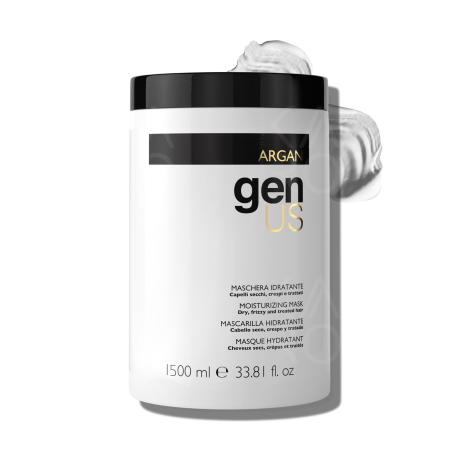 GENUS ARGAN maska nawilżająca do włosów suchych i kręconych 1500 ml - 2