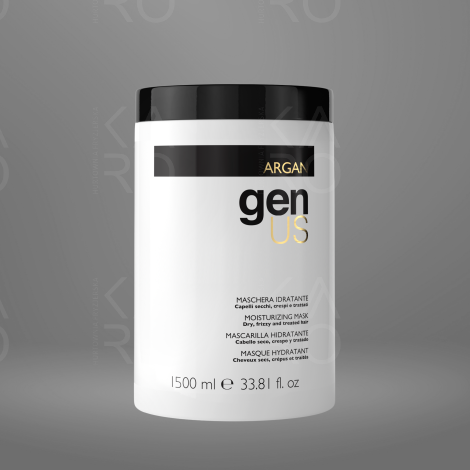 GENUS ARGAN maska nawilżająca do włosów suchych i kręconych 1500 ml - 3