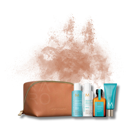 MOROCCANOIL Repair zestaw podróżny w beżowej kosmetyczce | Odbudowa - 2