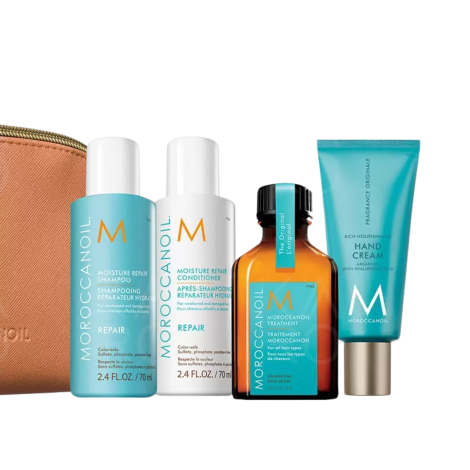 MOROCCANOIL Repair zestaw podróżny w beżowej kosmetyczce | Odbudowa - 4