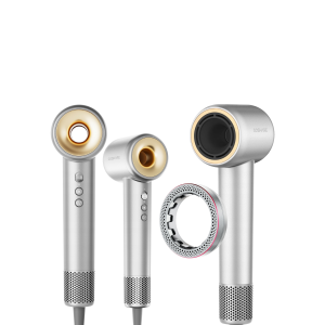 COSHARE HD10E SuperFlow1 suszarka do włosów 1600W + ION | Srebrna - image 2