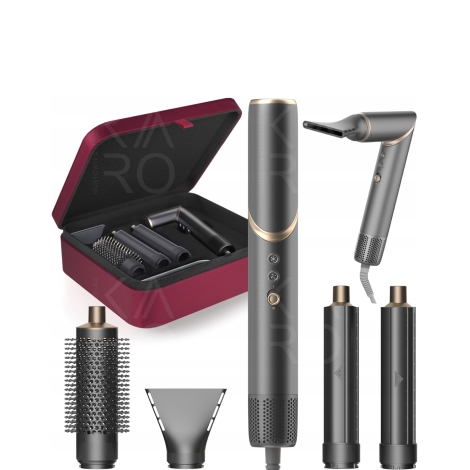 COSHARE HS30E InStyle multifunkcyjna suszarka do włosów 1000W | Grafitowa - 2