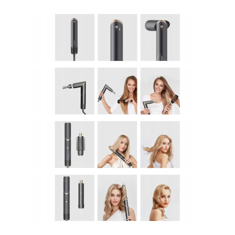 COSHARE HS30E InStyle multifunkcyjna suszarka do włosów 1000W | Kremowa - 5