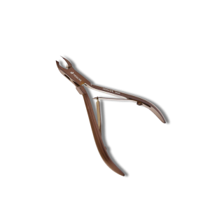 PROGLINE cążki do skórek tytanowe karmelowe mat 10cm ostrze 3mm | CN704.STR