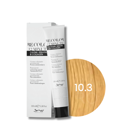 BE HAIR BE COLOR 12 MINUTE farba do włosów bez amoniaku 100 ml | 10.3