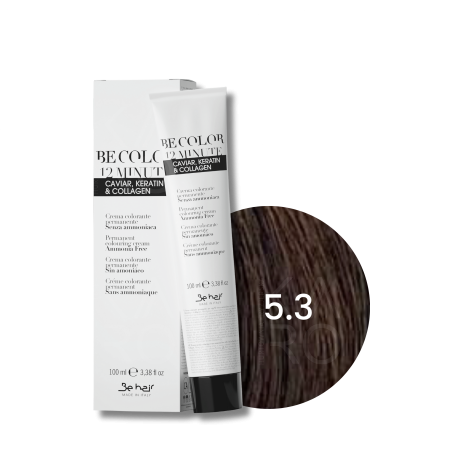BE HAIR BE COLOR 12 MINUTE farba do włosów bez amoniaku 100 ml | 5.3