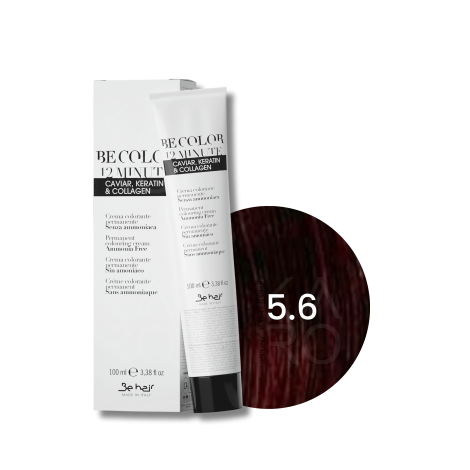 BE HAIR BE COLOR 12 MINUTE farba do włosów bez amoniaku 100 ml | 5.6