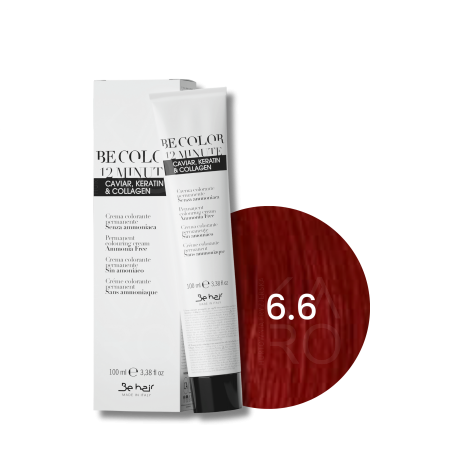 BE HAIR BE COLOR 12 MINUTE farba do włosów bez amoniaku 100 ml | 6.6