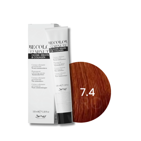 BE HAIR BE COLOR 12 MINUTE farba do włosów bez amoniaku 100 ml | 7.4