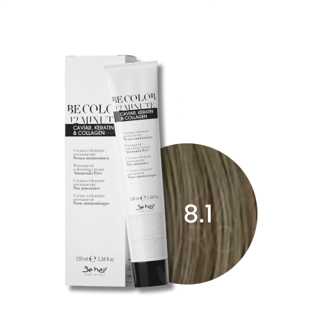 BE HAIR BE COLOR 12 MINUTE farba do włosów bez amoniaku 100 ml | 8.1