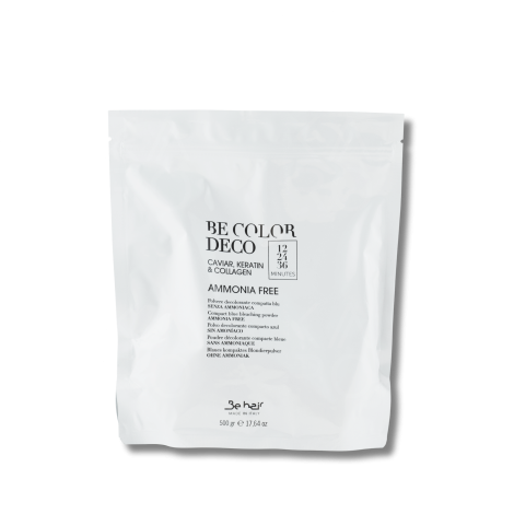 BE HAIR BE COLOR Deco 12-24-36 min niebieski rozjaśniacz bez amoniaku 500 g