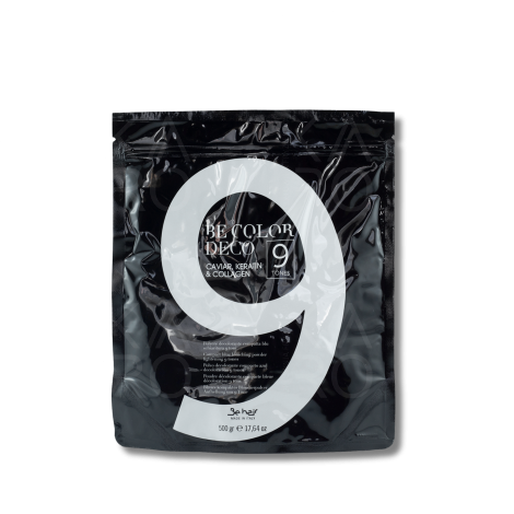 BE HAIR BE COLOR Deco 9 Tones niebieski rozjaśniacz bez amoniaku 500 g