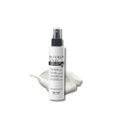 BE HAIR BE COLOR Spray Milk mleczko z keratyną kawiorem kolagenem 150 ml - 2