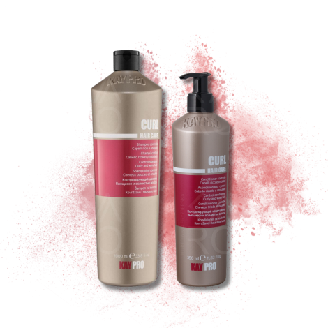 KAYPRO CURL zestaw loki | szampon 1000 ml + odżywka 350 ml - 2