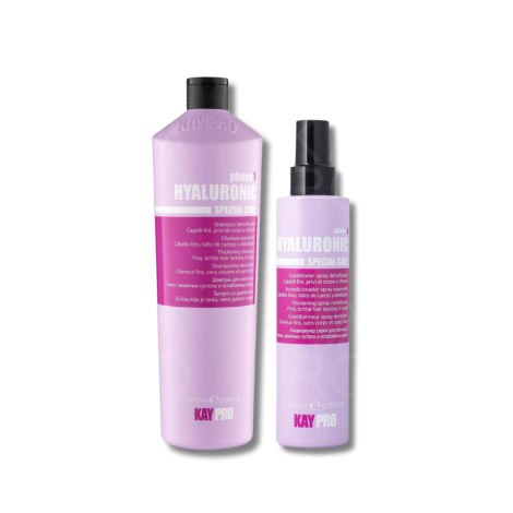 KAYPRO HYALURONIC zestaw na objętość | szampon 1000 ml + odżywka 200 ml