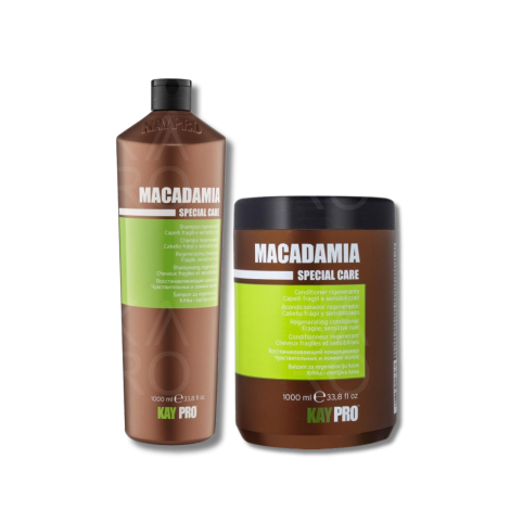 KAYPRO MACADAMIA zestaw | szampon 1000 ml + odżywka 1000 ml