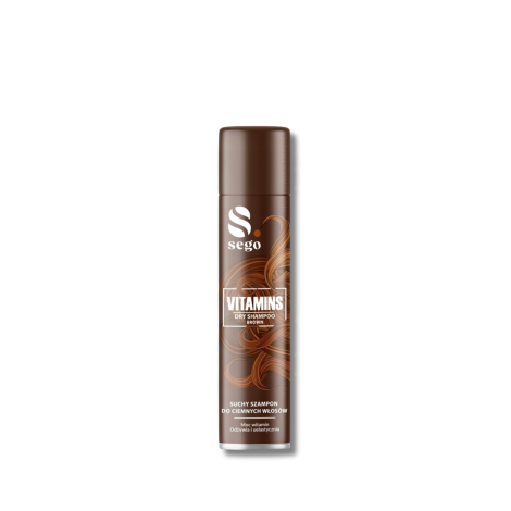 SEGO VITAMINS BROWN suchy szampon do ciemnych włosów z witaminami 200 ml