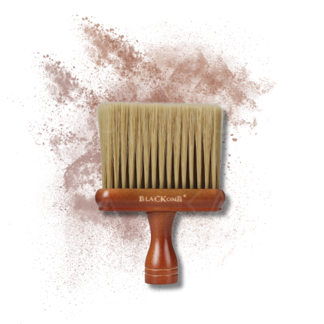 BLACKOMB drewniana karkówka fryzjerska pędzel zmiotka do włosów CK001 - 2