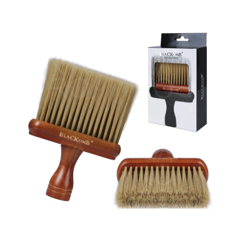 BLACKOMB drewniana karkówka fryzjerska pędzel zmiotka do włosów CK001 - 3
