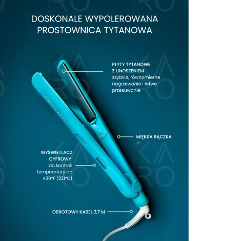 MOROCCANOIL TOOLS Perfectly Polished tytanowa prostownica do włosów - 3