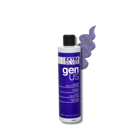 GENUS EXTRA SILVER szampon neutralizujący żółte odcienie efekt lodu 300 ml - 2