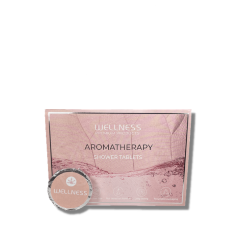 WELLNESS PREMIUM zestaw tabletek pod prysznic 6 szt. | Różowe
