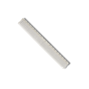 Y.S. PARK G20 grzebień fryzjerski do włosów z linijką | Biały