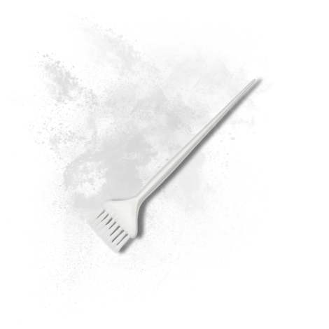 SIBEL PRECISION pędzel pędzelek do farbowania biały |wąski L - 2