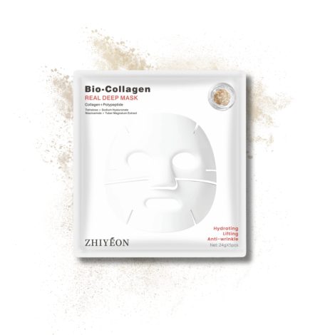 BIO COLLAGEN nawilżająca maseczka kolagenowa na twarz z kwasem hialuronowym - 2