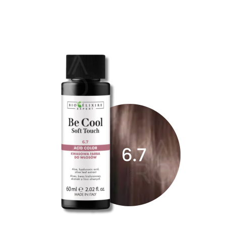 BIOELIXIRE BE COOL SOFT TOUCH kwasowa farba do włosów olejowa 60 ml | 6.7