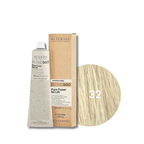 ALTER EGO BLONDEGO Pure Toner No Lift krem tonujący bez amoniaku 60 ml | 32