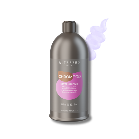 ALTER EGO CHROMEGO Silver Maintain szampon przeciw żółtym tonom 950 ml - 2