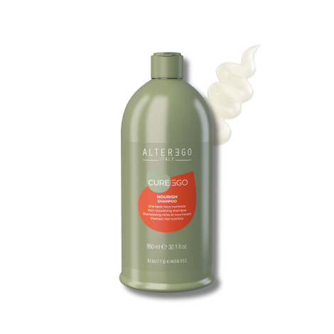 ALTER EGO CUREEGO Nourish szampon regenerujący do włosów osłabionych 950 ml - 2