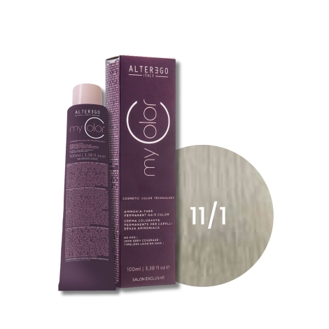 ALTER EGO MY COLOR trwała farba do włosów bez amoniaku 100 ml | 11/1
