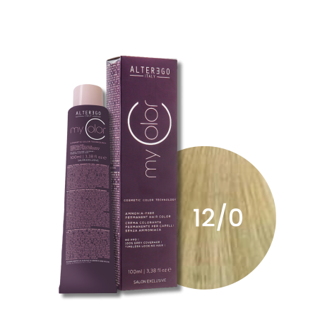 ALTER EGO MY COLOR trwała farba do włosów bez amoniaku 100 ml | 12/0