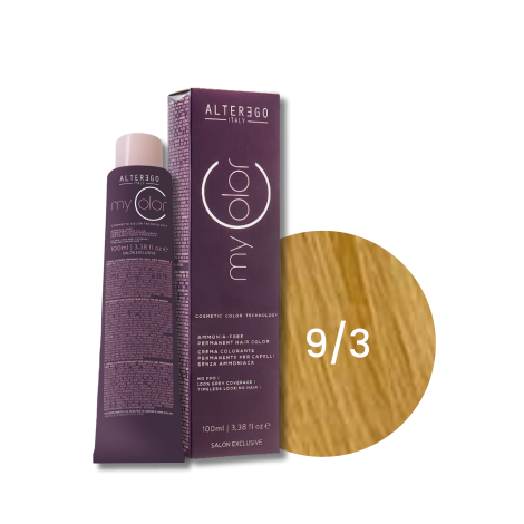 ALTER EGO MY COLOR trwała farba do włosów bez amoniaku 100 ml | 9/3