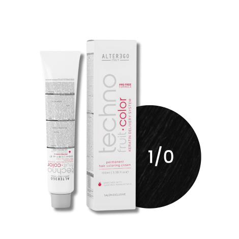 ALTER EGO TECHNOFRUIT trwała farba do włosów z keratyną 100 ml | 1/0