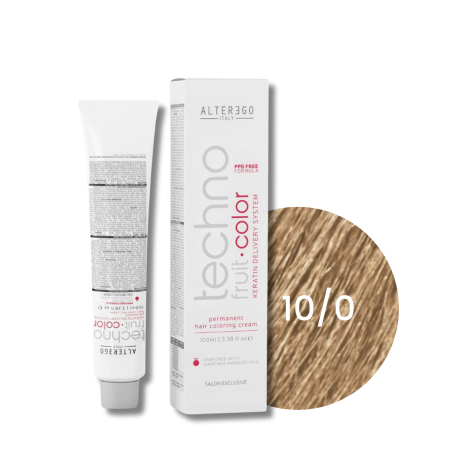ALTER EGO TECHNOFRUIT trwała farba do włosów z keratyną 100 ml | 10/0