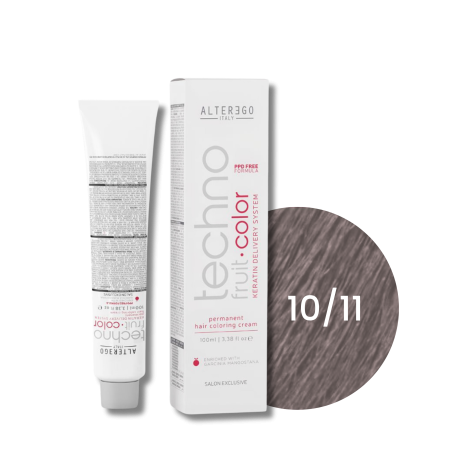 ALTER EGO TECHNOFRUIT trwała farba do włosów z keratyną 100 ml | 10/11