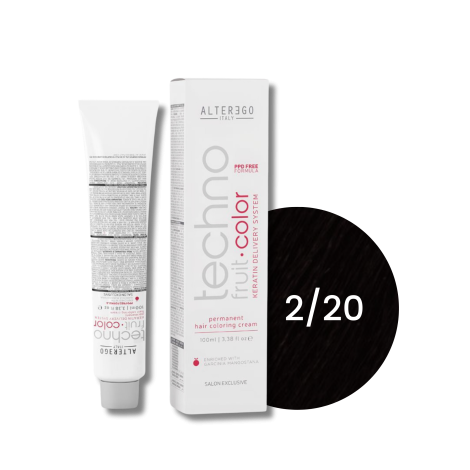 ALTER EGO TECHNOFRUIT trwała farba do włosów z keratyną 100 ml | 2/20