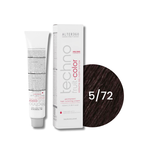 ALTER EGO TECHNOFRUIT trwała farba do włosów z keratyną 100 ml | 5/72
