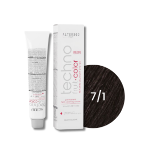 ALTER EGO TECHNOFRUIT trwała farba do włosów z keratyną 100 ml | 7/1