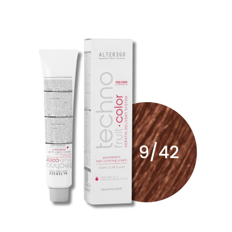ALTER EGO TECHNOFRUIT trwała farba do włosów z keratyną 100 ml | 9/42