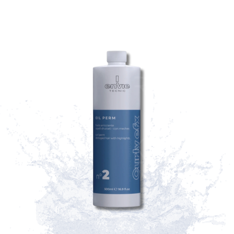 ENVIE CURLY Oil Perm N.2 płyn do trwałej ondulacji włosy delikatne 500 ml - 2