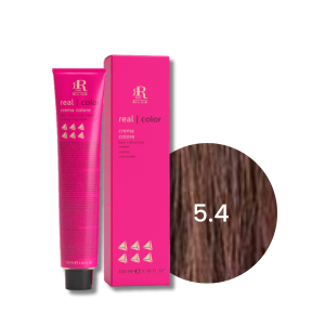 RR LINE REAL COLOR trwała farba do włosów w kremie 100 ml | 5.4