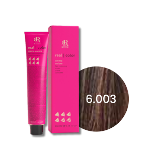 RR LINE REAL COLOR trwała farba do włosów w kremie 100 ml | 6.003