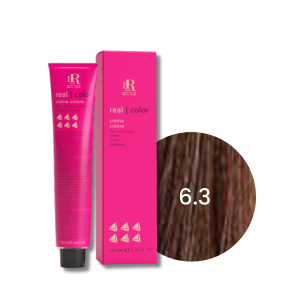 RR LINE REAL COLOR trwała farba do włosów w kremie 100 ml | 6.3