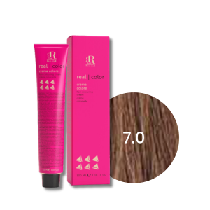 RR LINE REAL COLOR trwała farba do włosów w kremie 100 ml | 7.0