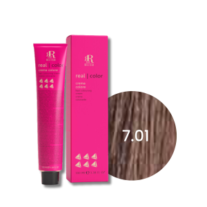 RR LINE REAL COLOR trwała farba do włosów w kremie 100 ml | 7.01